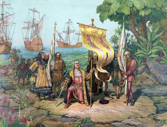 コロンブスは新しい国、パブを所有しています。 1893（カラーリソ）